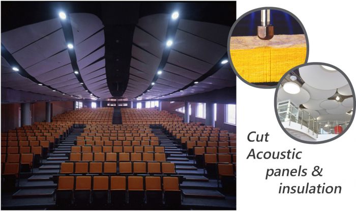 Cut Acoustic Panels & Insulation With Waterjet 