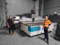 Mach 100 3 axis waterjet installed in QLD