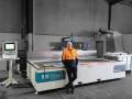 Mach 100 waterjet for cutting rubber in Melbourne