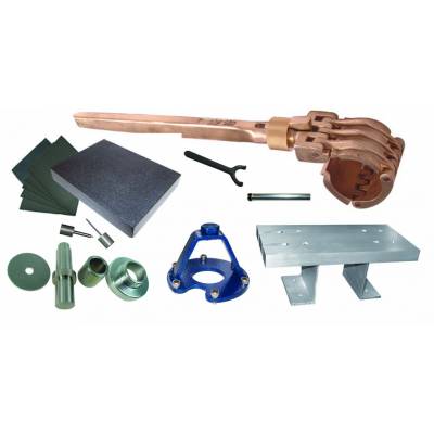 H20JET Pump Service Tool Kit including:?Intensifier Service Bench?H.P. Cylinder Wrench?Seal Installation Tool Kit?Spanner Wrench - End Cap?H.P. Valve Tool Kit?Lapping Block?Emery Cloth