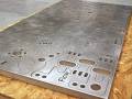 Stainless Steel nested parts cut with Flow Waterjet
