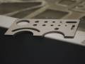 Thin plate waterjet cut with the finest edge quality 