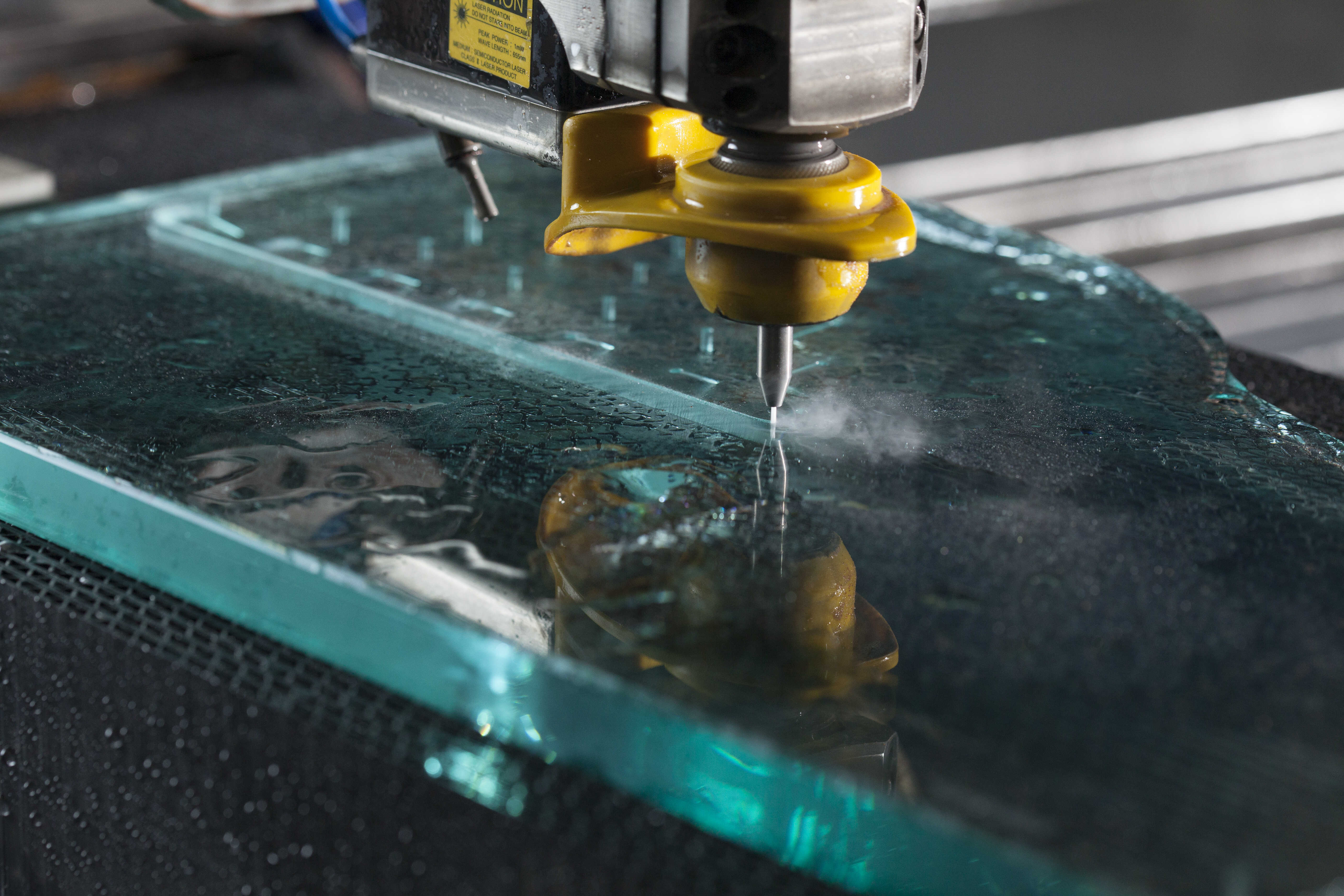 Cutting Glass With Waterjet - Performance Waterjet PWJ